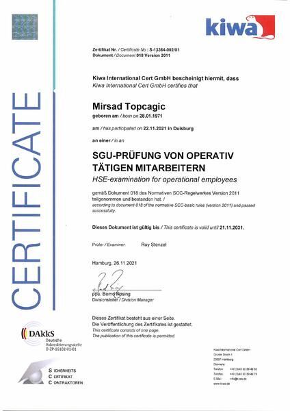 SGU SCC Arbeitsschutz
