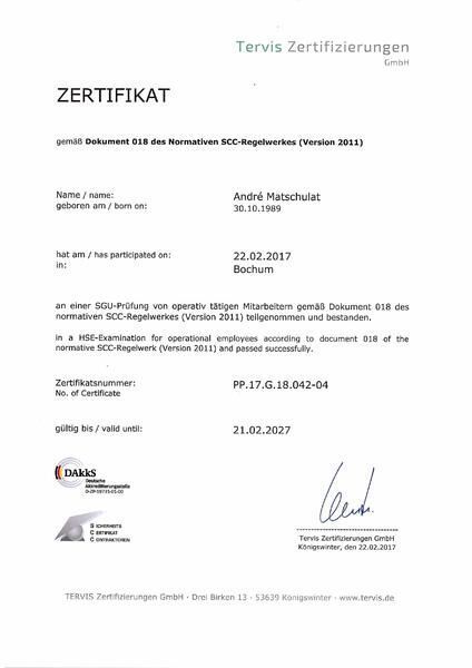 SGU SCC Arbeitsschutz
